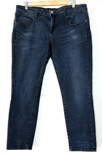 Kut from the Kloth Jeans Größe 14 Damen Mid Rise Dunkelblau Denim Crop - Bild 1 von 6