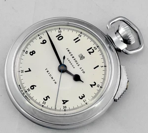 Rare INGERSOLL Triumph Center Seconds Chronograph Vintage Pocket Watch - Mint - - Picture 1 of 6