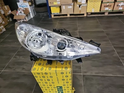 PEUGEOT 207 ANNO 2006 IN POI FARO DX 2H7-H1 C/FBL PRED REG ELET COD OR 620696 - Immagine 1 di 4