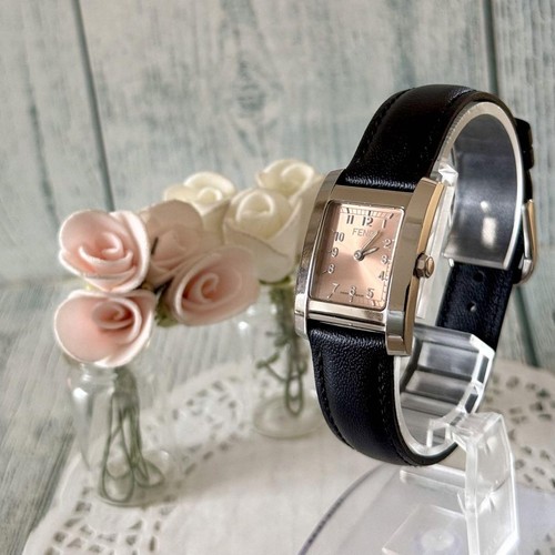 Orologio da polso donna FENDI 7000L rosa salmone batteria sostituita 103039K Authen