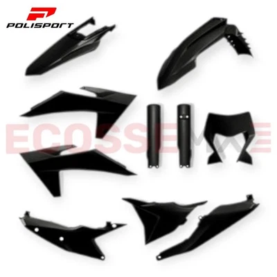 KIT DE PROTECTORES DE HORQUILLA KTM EXC150 EXC250 EXC300 TBi POLISPORT NEGRO 2024-2025 Foto 1 de 3