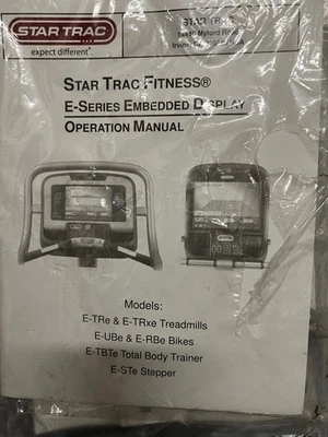 Star Trac E-TRX Running Machine Treadmill, With Trainer DISPLAY ONLY - Image 1 of 4