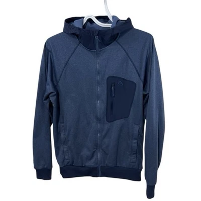 Chaqueta con capucha azul cremallera completa Norse Peak para hombre pequeña Mountain Hardwear Foto 1 de 4