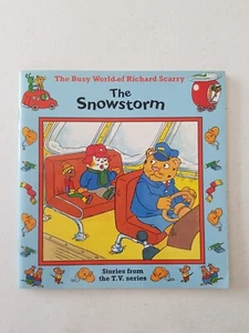 The Busy World Of Richard Scarry Book - The Snowstorm 1994 PB - Picture 1 of 4