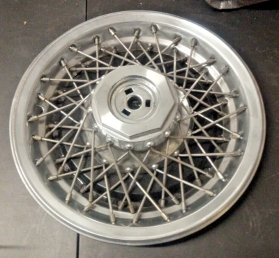 (1) Cubierta de rueda tapacubos de alambre Buick Regal Century # 1084B 1980-87 14" LOC-183DG Foto 1 de 4