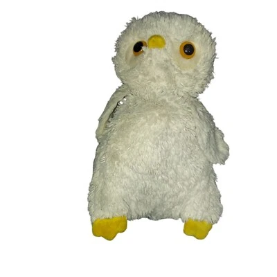 The Manhattan Toy Company Plush White Owl Bella 10” Soft Fluffy Stuffed Animal - Image 1 of 4