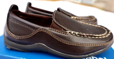 NUEVO Cole Hann Niños Tucker Veneciano Cuero Mocasines Zapatos de Vestir Talla 11 Juventud  Foto 1 de 4