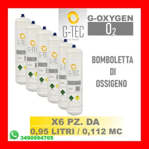 5,7 LITRI DI OSSIGENO G-OXYGEN SALDATURA BRASATURA 6PZ. 0,95 LITRI/0,11 MC - Bild 1 von 1