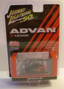1990 '90 HONDA CRX MIJO ADVAN YOKOHAMA JOHNNY LIGHTNING 50 YEARS 2019 - Picture 1 of 3
