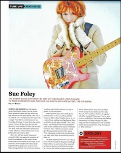 Guitarra The Ice Queen Sue Foley Fender Pink Paisley Telecaster impresión de artículo - Imagen 1 de 3