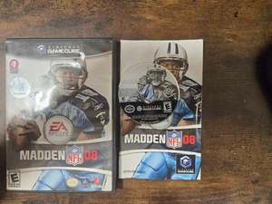 Authentic Madden NFL 08 Nintendo Gamecube Complete CIB Tested/Working - Picture 1 of 3