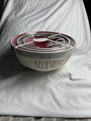 Rae Dunn Navidad Mezcla Anidación Servir Cuencos CELIEVE DESEO ALEGRÍA Juego de 3 ¡Nuevo!! Foto 1 de 4