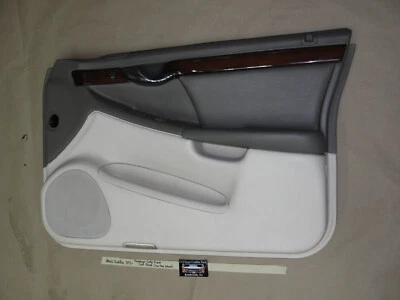 OEM 2000 Cadillac DTS Deville RIGHT SIDE COMPLETE FRONT DOOR PANEL WITH SWITCHES - Image 1 of 4