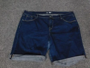Old Navy Womens Shorts 18 Blue fitted denim shorts - Picture 1 of 10