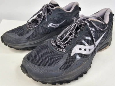 Saucony 3D Grid Hurricane Trail Running Shoes Gray S15435-4 Women's Size 9.5 - Image 1 of 4