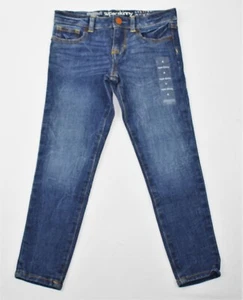 Gymboree Denim Jeans Adjustable Waist Super Skinny Straight Leg Girls Size 6 NWT - Picture 1 of 3