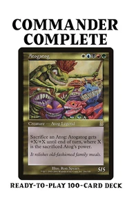 Atogatog ATOG CHANGELING TRIBAL SACRIFICE Magic MTG Custom Commander Deck - Picture 1 of 8