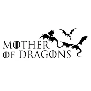 Vinyl Decal Truck Car Sticker Laptop - Game Of Thrones Mother Of Dragons - Picture 1 of 5