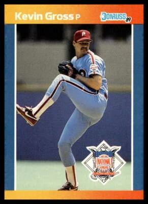 1989 Donruss All-Stars #48 Kevin Gross Philadelphia Phillies Baseball Card - Image 1 of 2