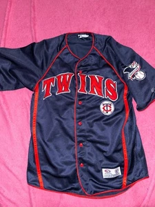MINNESOTA TWINS AUTHENTIC TRUE FAN FULL STITCH JERSEY. M? - Picture 1 of 3