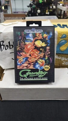 GREENDOG BEACHED SURFER DUDE SEGA GENESIS VIDEO GAME IN CASE NO MANUAL - Image 1 of 4