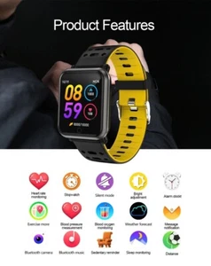 P11 Fitness Bracelet PPG+ECG Heart Rate Sleep Monitor Blood Pressure Monitor - Picture 1 of 16
