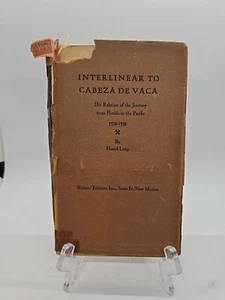 Interlinear zu Cabeza de Vaca 1528-1536 von Haniel Langschreiber Ausgabe W Brief HC - Bild 1 von 8