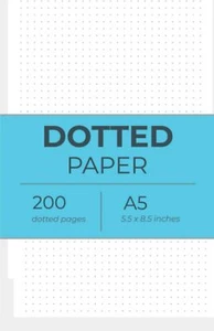 A5 Dotted Paper: Dotted Notebook Paper, (200 pages) Double sided, Unpunched, Bul - Picture 1 of 1