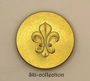 Botón Con Flor De Lis. Francia Siglo XIX. 22 Mm - Picture 1 of 3