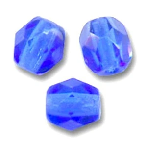 12 Perles Facettes cristal boheme 8mm SAPPHIRE SAPHIR - Foto 1 di 1