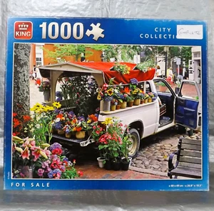 King 1000 Piece Jigsaw Puzzles For Sale Age 12+ Potted Plants Flowers Used - Picture 1 of 9