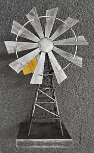 Ernte Metall verzinkt Windmühle Tischplatte Dekoration - Bild 1 von 12