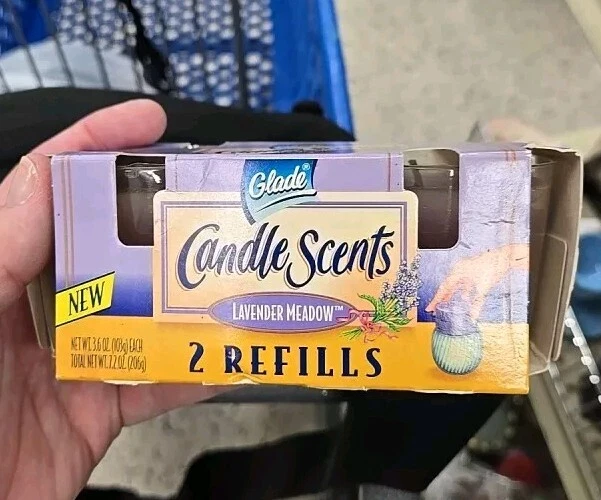 Glade Candle Scents Jar Lavender Meadow 3.6 Each Oz New Vintage 1996 - Image 1 of 1