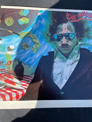 VINTAGE. "Joe Walsh But Seriously Folks VINYL LP 1978 Asylum Gatefold - Imagem 1 de 3