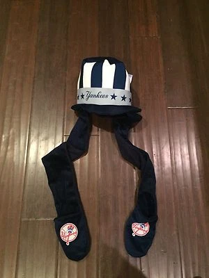 New York Yankees Top Hat With Ear Pockets . MLB Men Women Boys Girls Mets  - Image 1 of 3