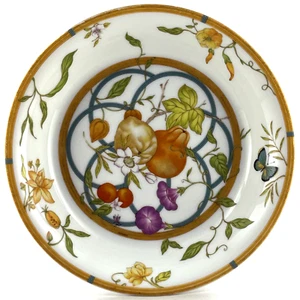 VIDE-POCHE / ASSIETTE Porcelaine HERMÈS FRANCE, Modèle "SIESTA ISLAND" toucan... - Imagen 1 de 18