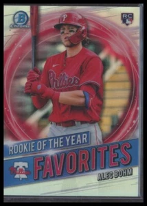 2021 Bowman #RRY-AB Alec Bohm Rookie of the Year Favorites - Picture 1 of 2