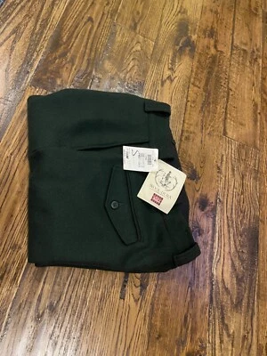 Pantalones de caza Woolrich Woolrich de lana verde Dura de colección para hombre 32 x sin dobladillo Foto 1 de 4