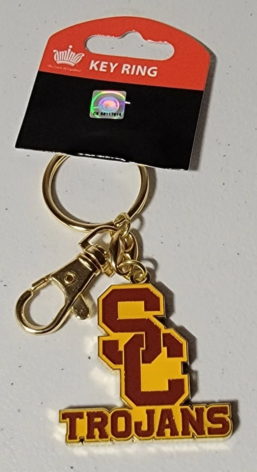USC TROJANS HIGH QUALITY POPULAR DESIGN KEYCHAIN - Image 1 of 1