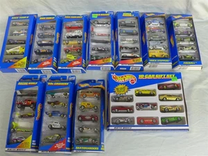 Konvolut 11 Hot Wheels 5 & 10 Autosets 1:64 Diecast: Race Team, World Racing ++ NEU - Bild 1 von 6