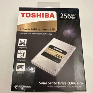 Toshiba SSD Q300 Pro 256GB 2.5" SSD *NEW *FACTORY SEALED *RARE! - Afbeelding 1 van 3