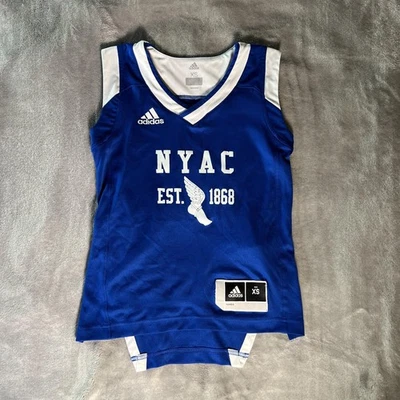 Adidas NYAC Shirt Womens XS Athletic Sleeveless Track Jersey 1868 - Image 1 of 4