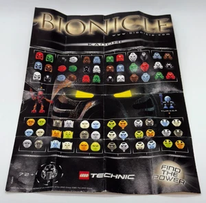 LEGO Technic BIONICLE 'KANOHI' Minifig Mask Head Checklist INSTRUCTION MANUAL - Picture 1 of 2