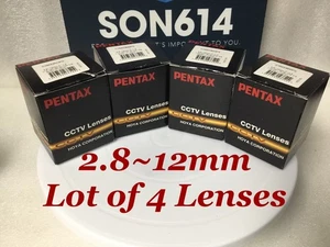 4x Lentes CCTV PENTAX C70223DCPS con 2,8-12 mm Varifocal F 1,4 DC Auto Iris CS ¡NUEVO! - Imagen 1 de 13