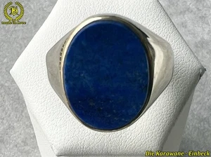 Vintage Siegelring Gold Ring 333er Lapis Lazuli Lapislazuli Gr.21,3/67 - 6,76g. - Bild 1 von 15