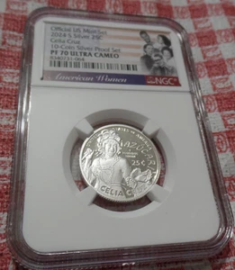 2024-S Celia Cruz AW Quarter NGC PF 70 Ultra Cameo !!!NICE!!! - Picture 1 of 4