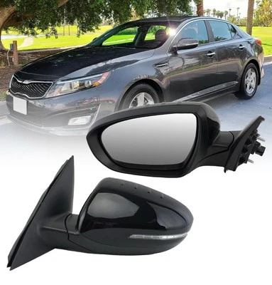 Espejo retrovisor lateral izquierdo del conductor 876104C501 para Kia Optima 2014-2015 intermitente térmico Foto 1 de 4