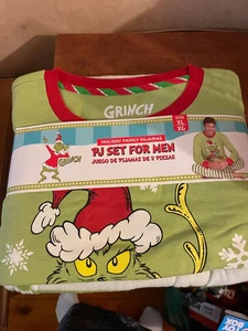 Damen und Herren Grinch PJ Set NEU XL - Bild 1 von 2