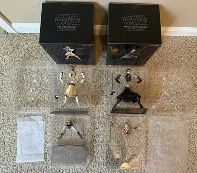 Star Wars The Clone Wars Obi-Wan, Ahsoka, Anakin escala 1/10 ARTFX+ Kotobukiya Foto 1 de 4