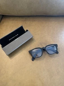 Masunaga 100 One Hundred Brille Sonnenbrille Made in Japan blaue Gläser - Bild 1 von 11